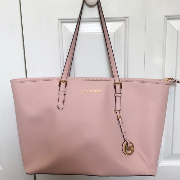 BABY PINK MICHAEL KORS TOTE BAG - Picture 1 of 3